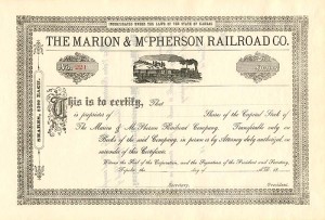 Marion and McPherson Railroad Co.
